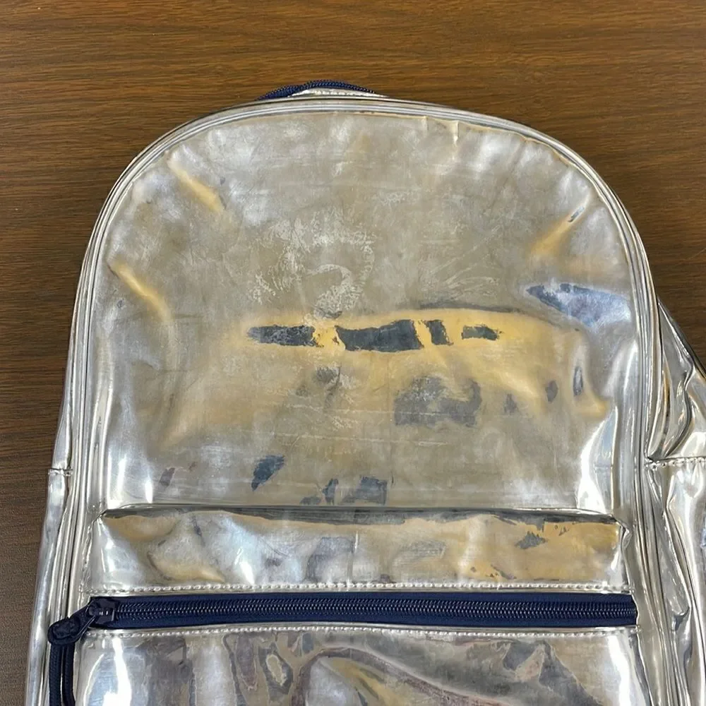 J. Crew Girls' backpack in metallic fabric*